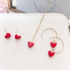 Heart Earring / Dangle Earring / Pendant Necklace
