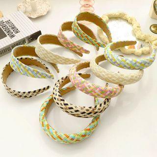 Straw Woven Headband (various Designs)