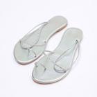 Toe-loop Braided Strap Flip-flops