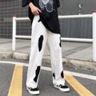 Color-block Straight Leg Sweatpants