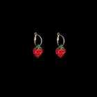 Strawberry Drop Earring 1 Pair - Earrings - One Size