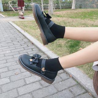 Scallop Edge Mary Jane Shoes