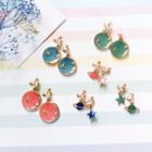 Galaxy Non-matching / Disc Earring