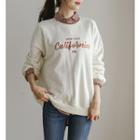California Embroidered Loose-fit Sweatshirt