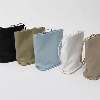 Colored Pleather Tote