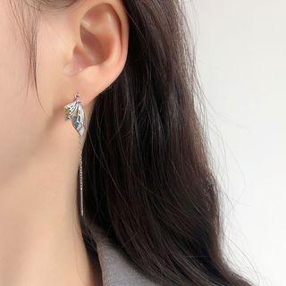 Butterfly Sterling Silver Dangle Earring