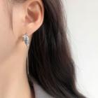 Butterfly Sterling Silver Dangle Earring
