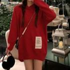Knit Hoodie Red - One Size