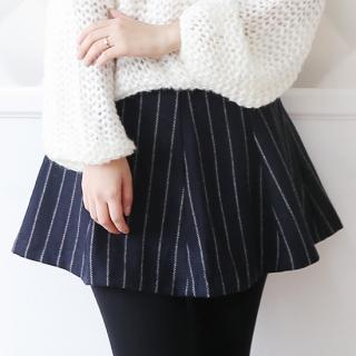 Stripe A-line Skirt
