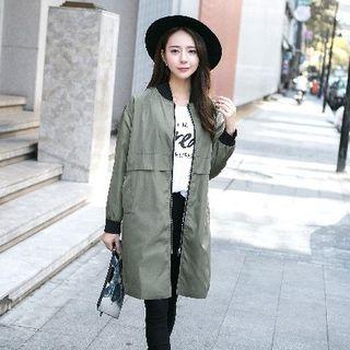 Zipper Trench Jacket