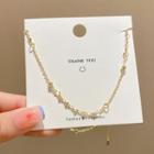 Alloy Necklace X844 - 1pc - Gold - One Size