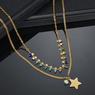 Star Necklace / Anklet / Drop Earring / Set