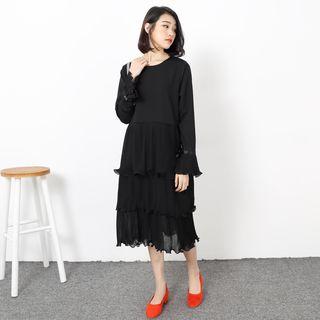 Tiered Chiffon Dress