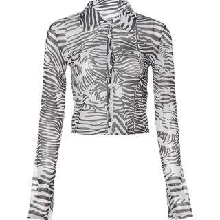 Hood Zebra Shirt