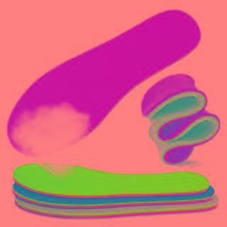 Sport Silicone Shock Absorbing Shoe Insole (6 Pairs)
