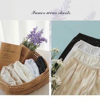 Band-waist Silky Inner Shorts