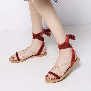 Tie-up Flat Sandals