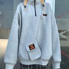 Set: Half-zip Pullover + Crossbody Bag