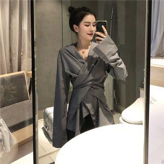 Plain Shirt Dark Gray - One Size