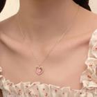 Peach Pendant Alloy Necklace Jml5145 - Gold - One Size