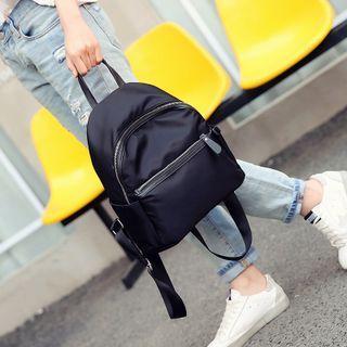 Canvas Zipped Backpack