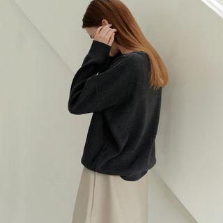 Pintuck-trim A-line Mini Skirt