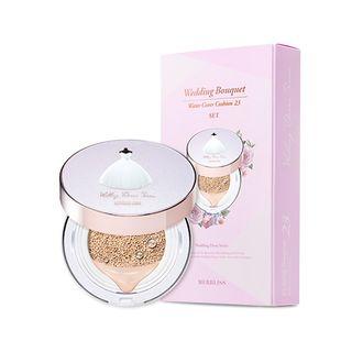 Merbliss - Wedding Bouquet Water Cover Cushion Spf50+ Pa+++ With Refill #23 Natural Beige 12g X 2pcs
