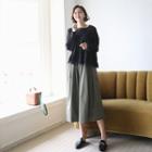 Drawcord Flared Culottes