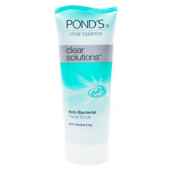 Ponds - Clear Solutions Anti-bacterial Facial Scrub 100g