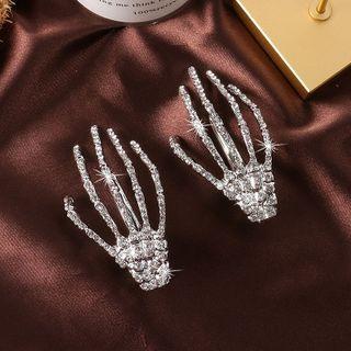 Alloy Claw Hair Clip 1 Piece - Silver - One Size