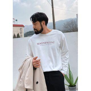 Magnificent Letter Loose-fit T-shirt