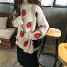 Strawberry Knit Sweater