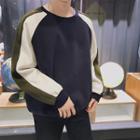 Loose-fit Color Block Pullover