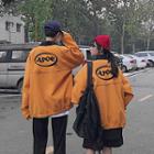 Couple-matching Zip Jacket Yellow - One Size