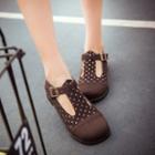 Studded T-bar Shoes
