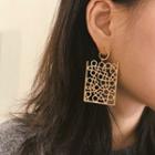 Cutout Metal Earring