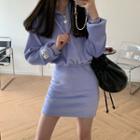Half-zip Pullover Dress