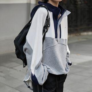 Paneled Hoodie / Straight-fit Pants