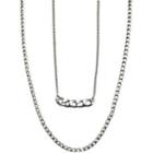 Layered Alloy Necklace As Figure Shown - One Size