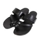 Toe-loop Slide Sandals