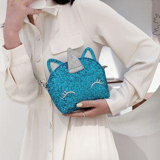 Sequin Unicorn Crossbody Bag