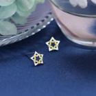 Star Ear Stud 1 Pair - As Shown In Figure - One Size