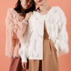 Feather Fringed Cardigan