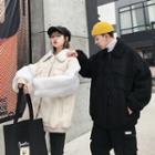 Lambswool Sleeve Zip Jacket