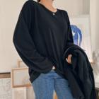 Loose-fit Napped T-shirt