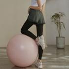 Mock Two-piece Inset Legging Running Shorts