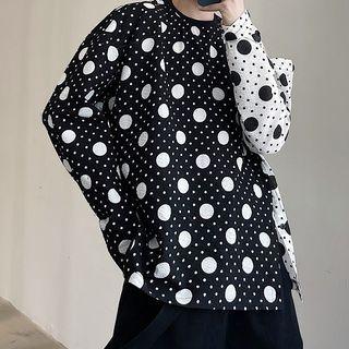 Dotted Paneled Shirt