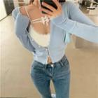 Crinkled Bralette / Cardigan