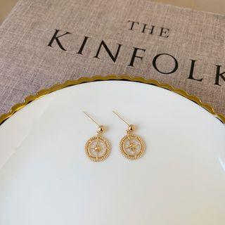 Compass Dangle Earring
