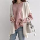 Wool Shawl Cardigan